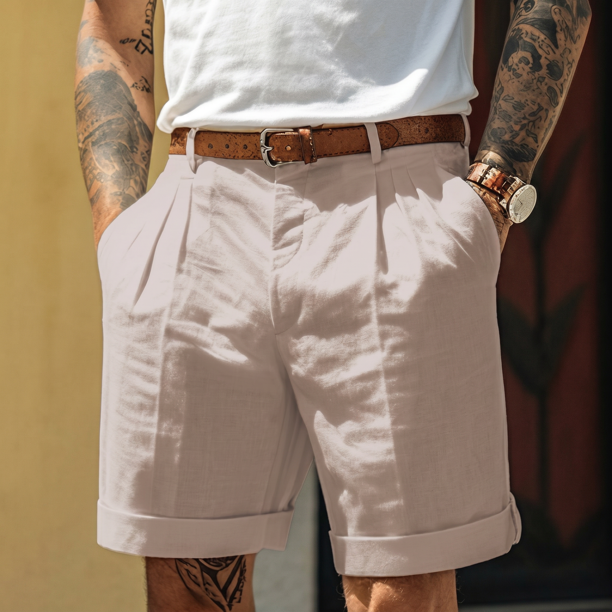 Julien Short D'été Élégant