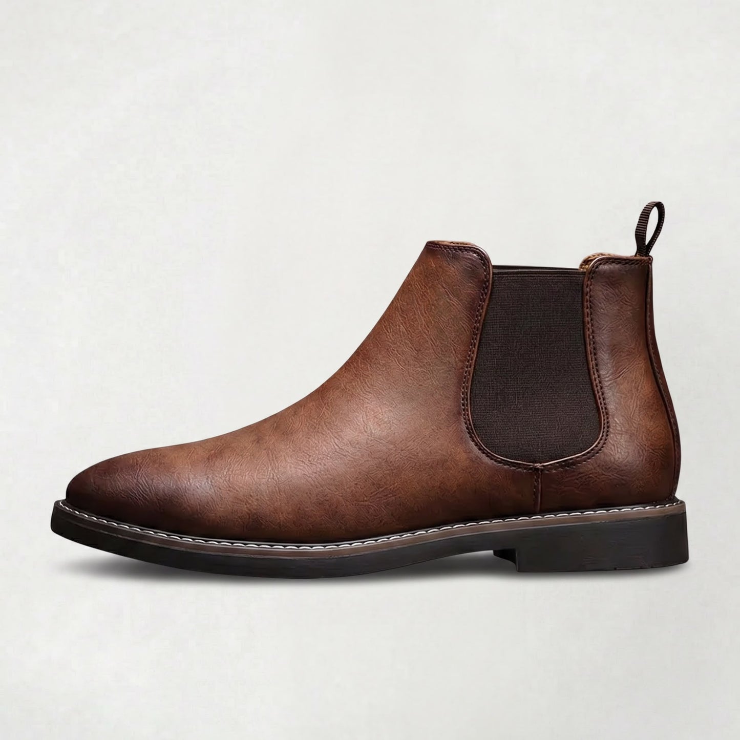 Bottines Chelsea Homme à Talon Bas pour un Usage Quotidien