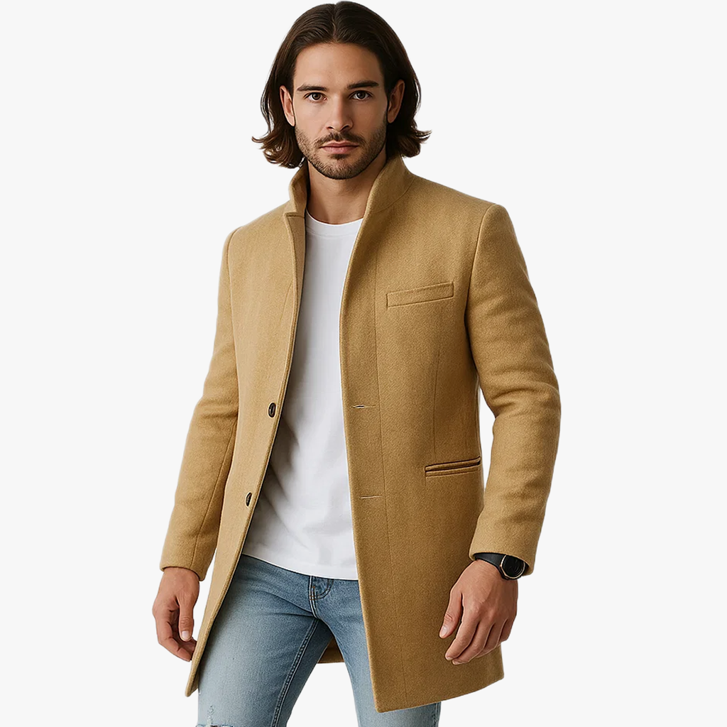 Manteau long élégant pour homme hiver