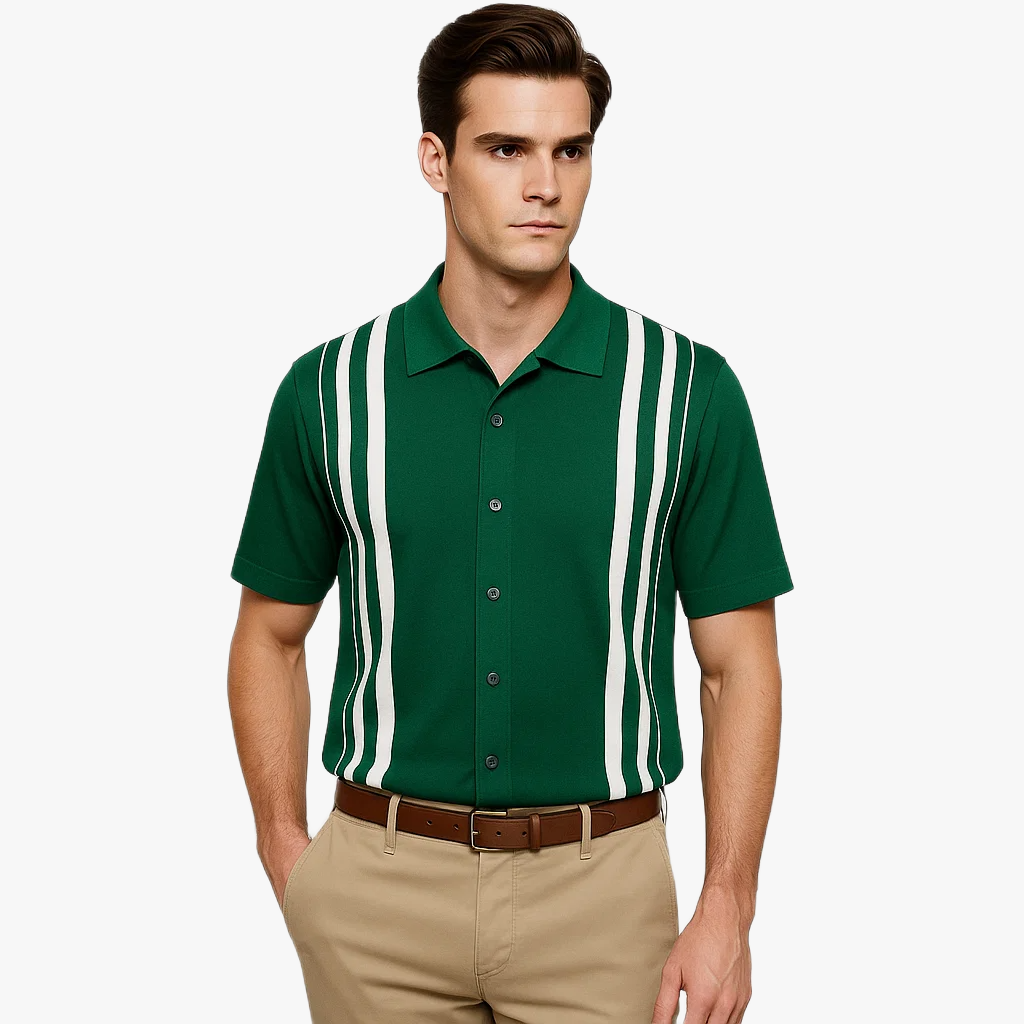 Polo été homme à rayures tendance