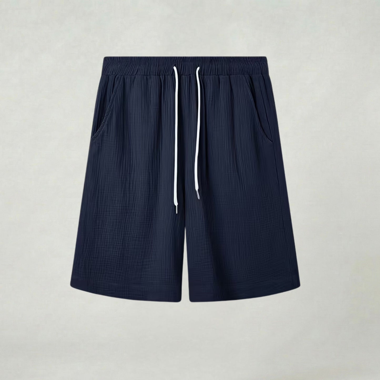 Short en Velours Côtelé Décontracté pour Homme Coupe Casual Esprit Bord de Mer