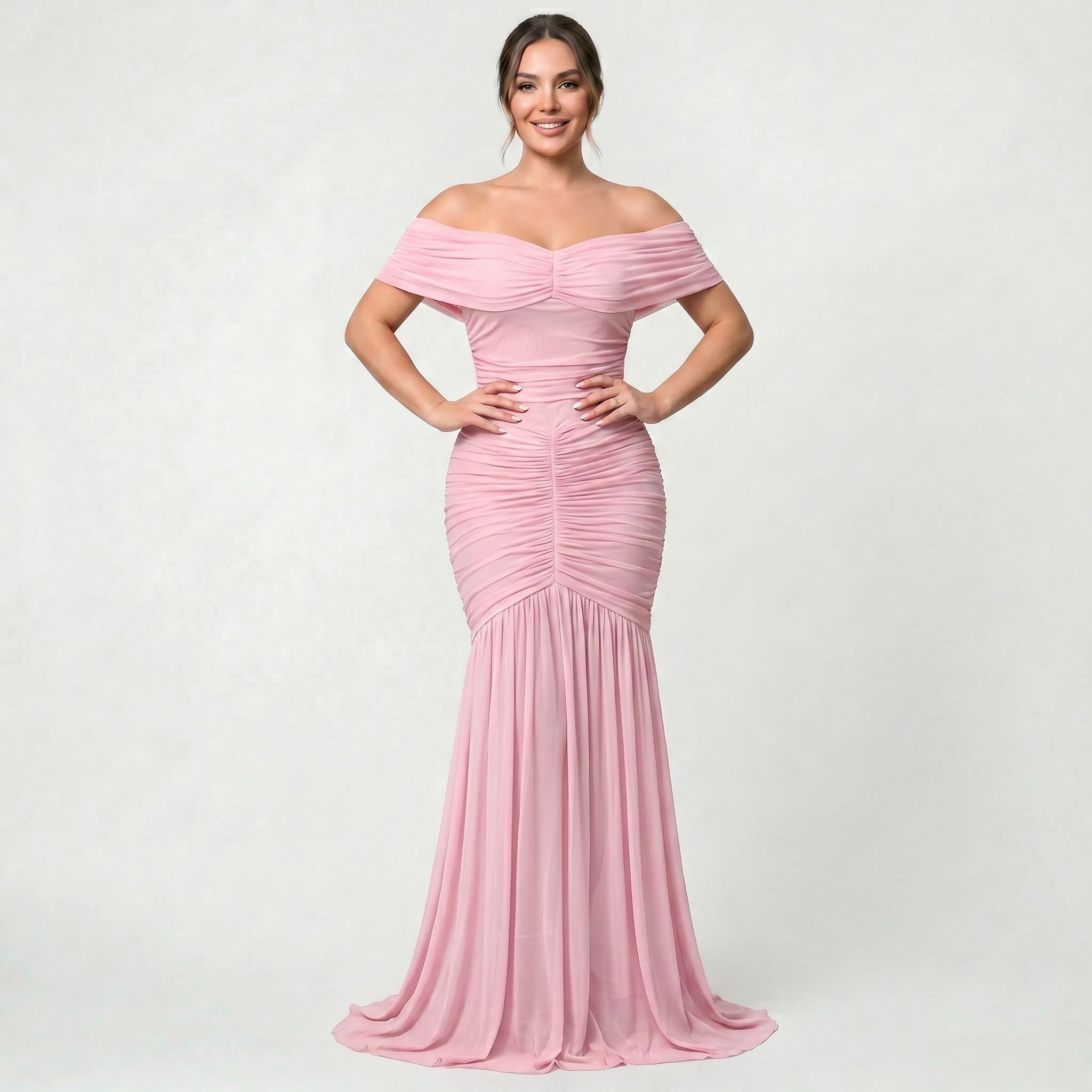 Robe Maxi Intemporelle pour Femme à Taille Élégamment Ajustée