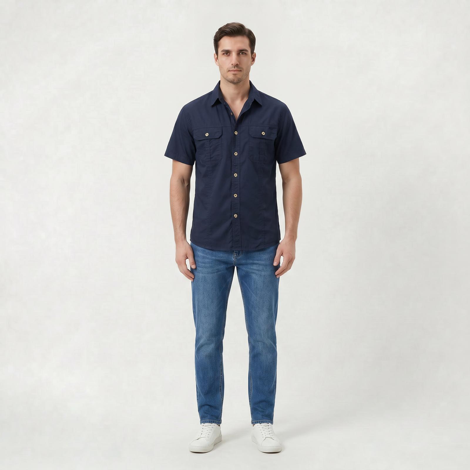 Chemise Workwear Légère Homme Coupe Ample pour un Usage Quotidien
