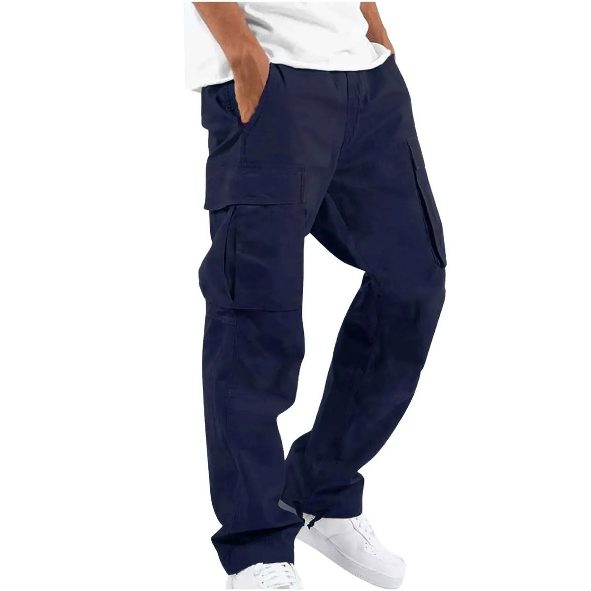 DRAWSTRING CARGO TROUSERS FOR MEN