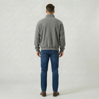 Pull Homme Classique à Manches Longues Coupe Décontractée Douce