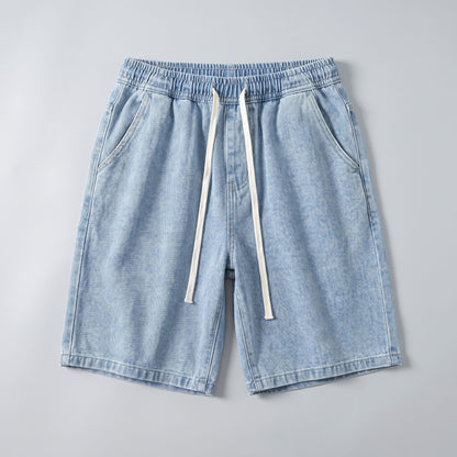 Short en denim léger pour homme avec taille stretch  idéal pour l’été