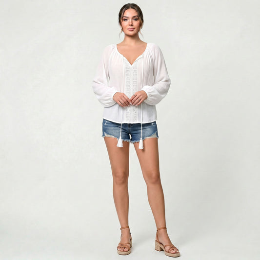 Chemisier Élégant Femme Léger et Ample pour l’Été et le Soleil
