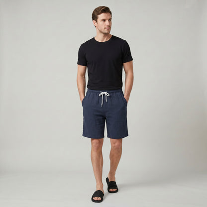 Short en Velours Côtelé Décontracté pour Homme Coupe Casual Esprit Bord de Mer