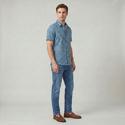 Chemise Décontractée Coupe Ample pour Homme Légère au Quotidien