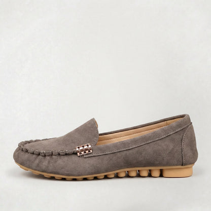 Chaussures plates décontractées pour femme à bout rond, confortables pour la marche