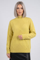 Sweater Women - Cashmere Knit Soft Sweater with Turtleneck