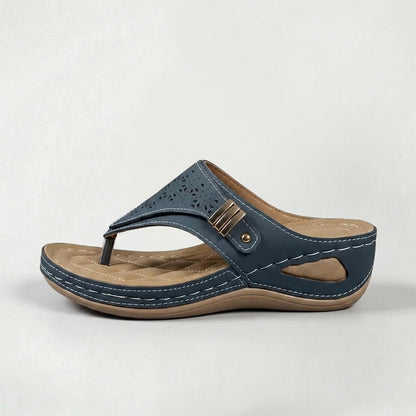 Sandales compensées à plateforme pour femme, confort respirant et style intemporel d’été