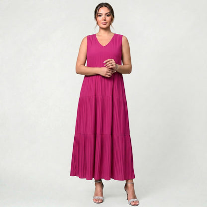 Robe Longue Intemporelle Femme Légère Coupe Fluide Élégante