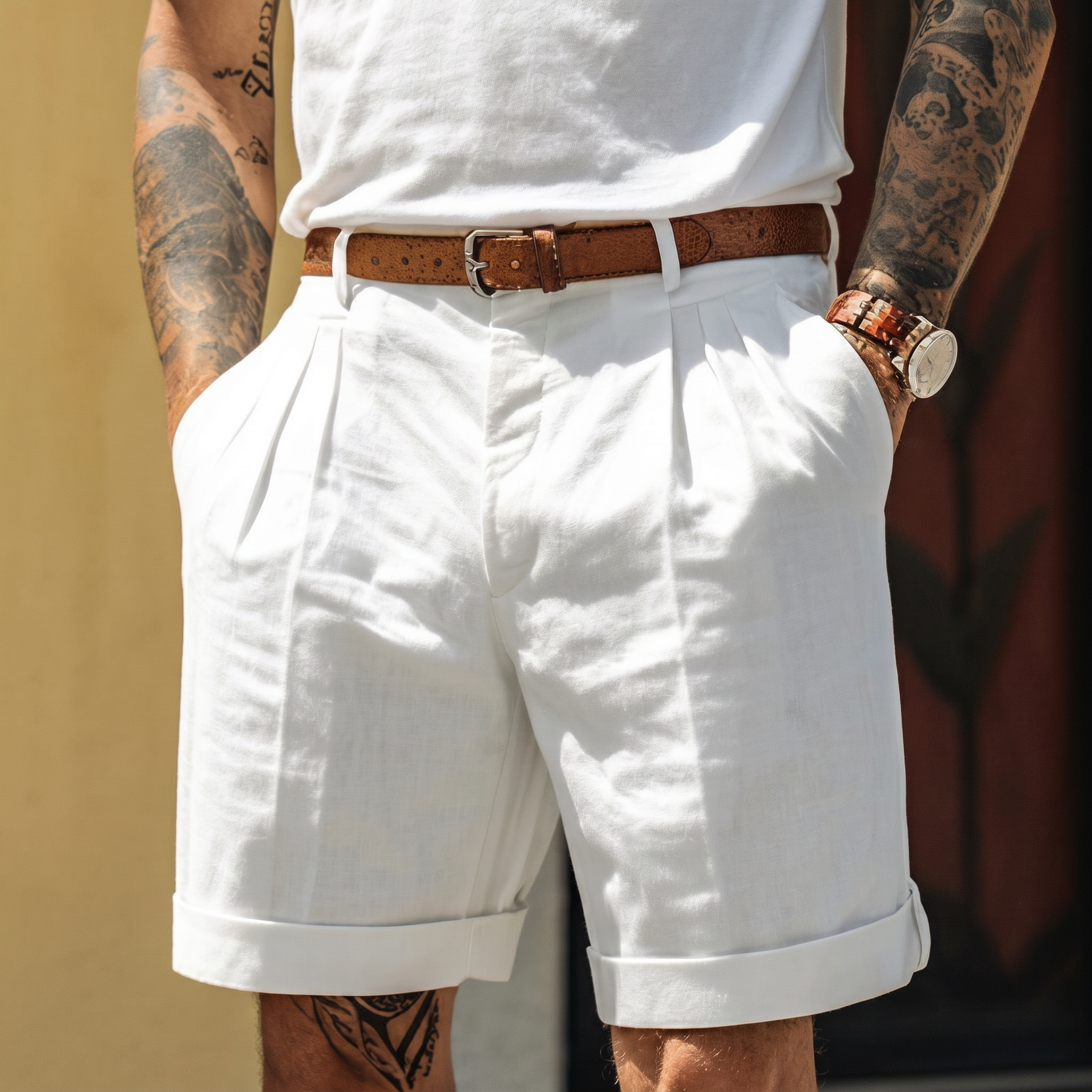 Julien  Short D'été Élégant