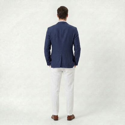Blazer Homme Slim Fit Intemporel Veste Classique Sur Mesure