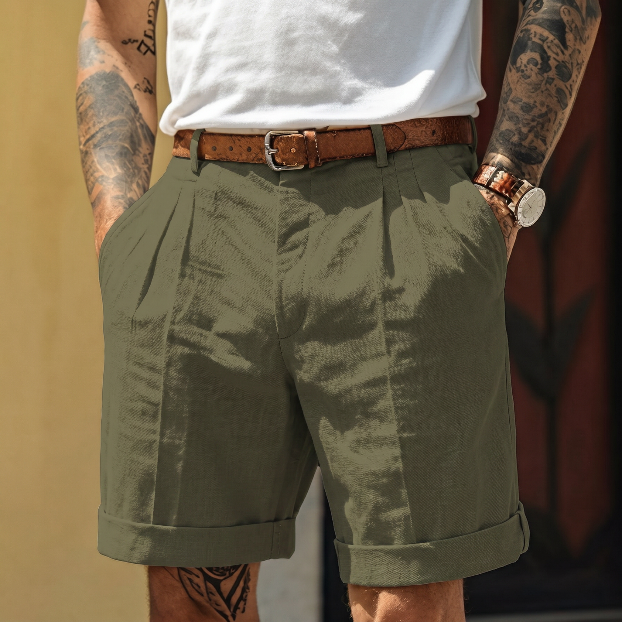 Julien  Short D'été Élégant