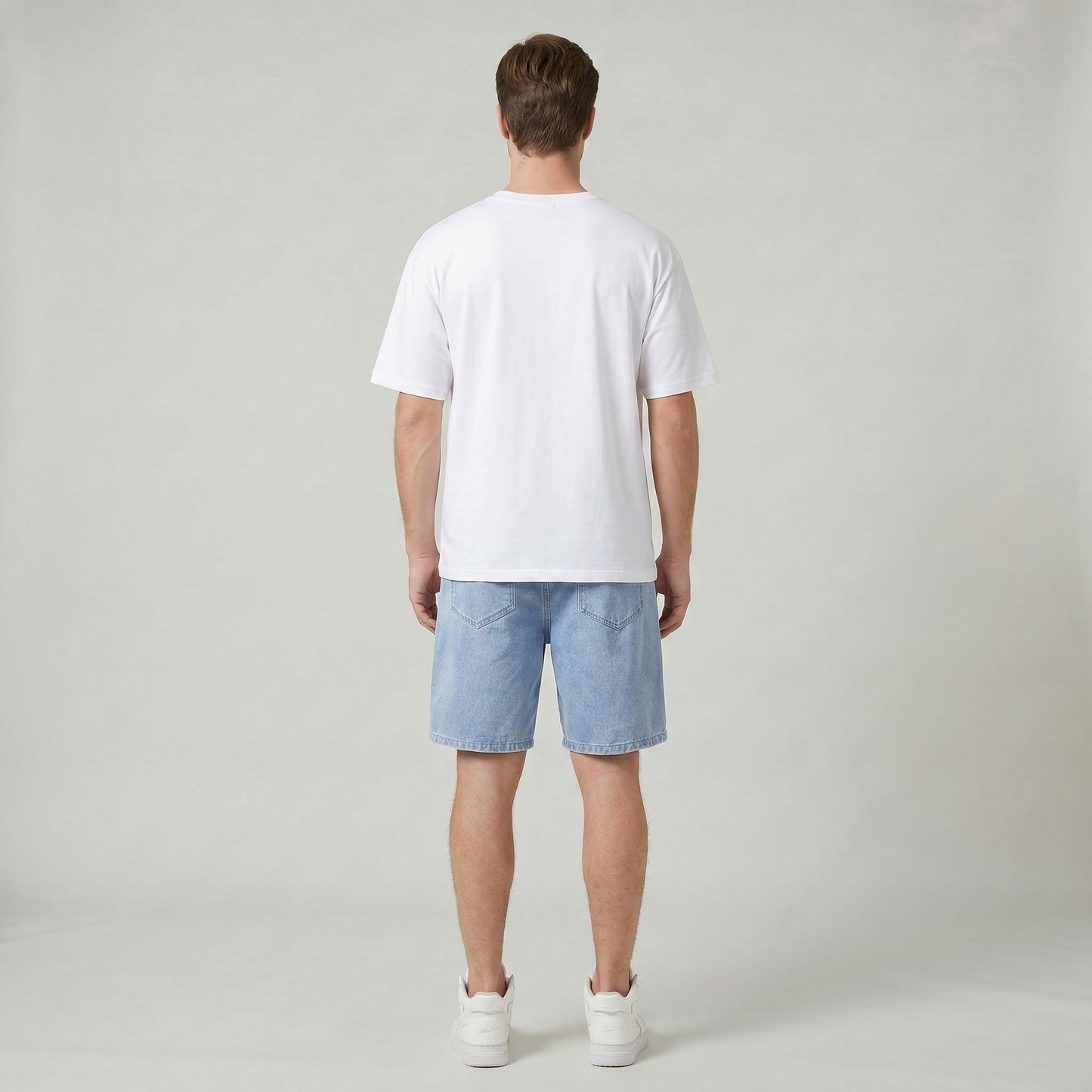 Short en denim léger pour homme avec taille stretch  idéal pour l’été