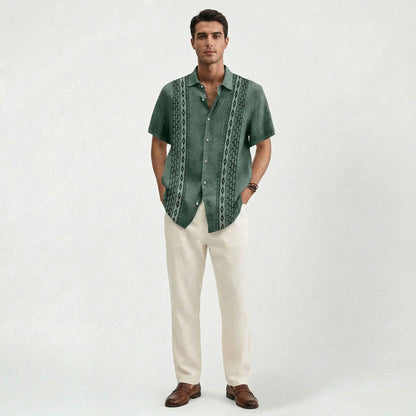 Chemise décontractée intemporelle pour homme, légère, coupe confortable et raffinée