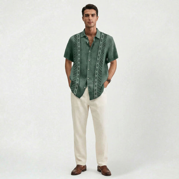Chemise décontractée intemporelle pour homme, légère, coupe confortable et raffinée