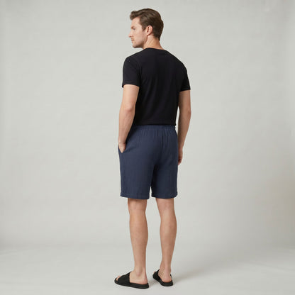 Short en Velours Côtelé Décontracté pour Homme Coupe Casual Esprit Bord de Mer