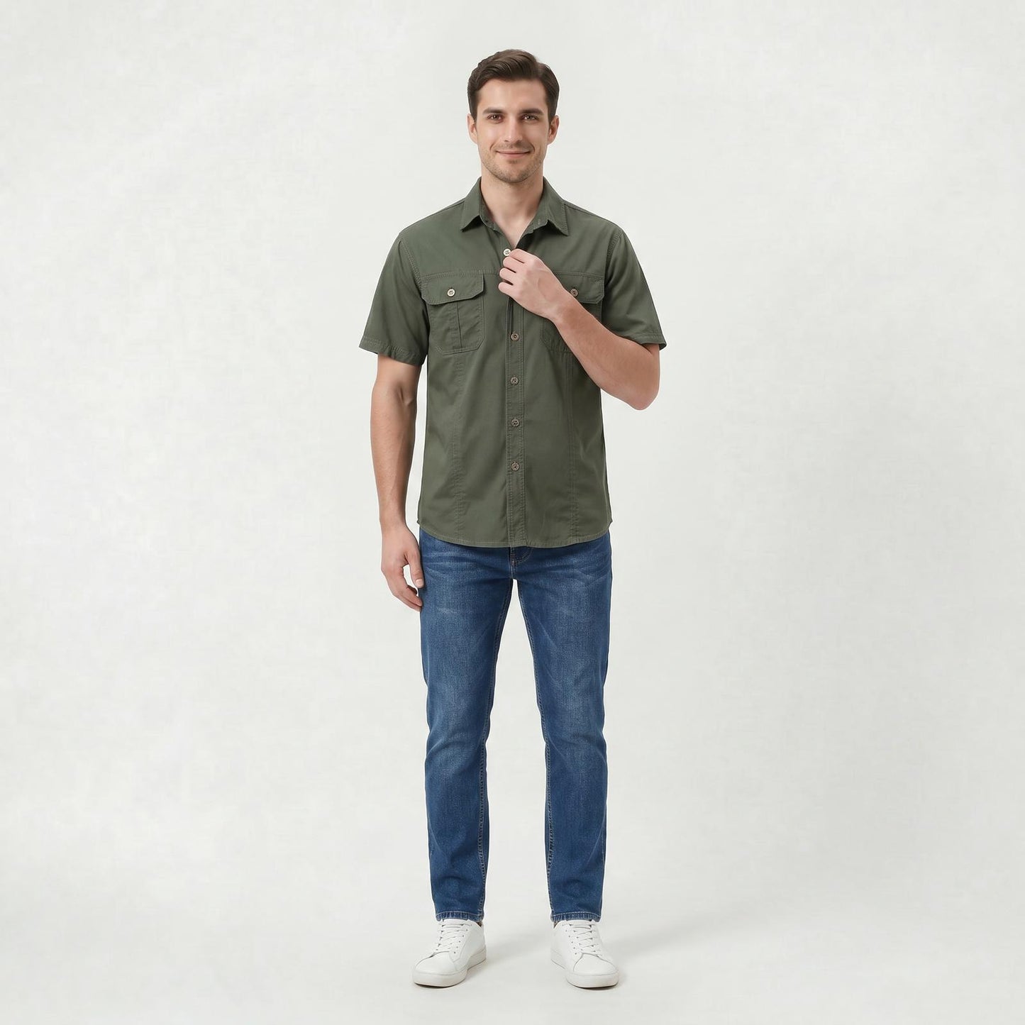 Chemise Workwear Légère Homme Coupe Ample pour un Usage Quotidien