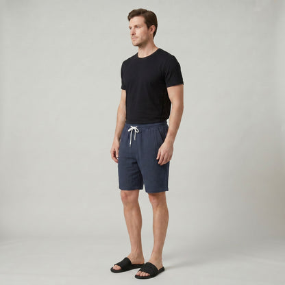 Short en Velours Côtelé Décontracté pour Homme Coupe Casual Esprit Bord de Mer