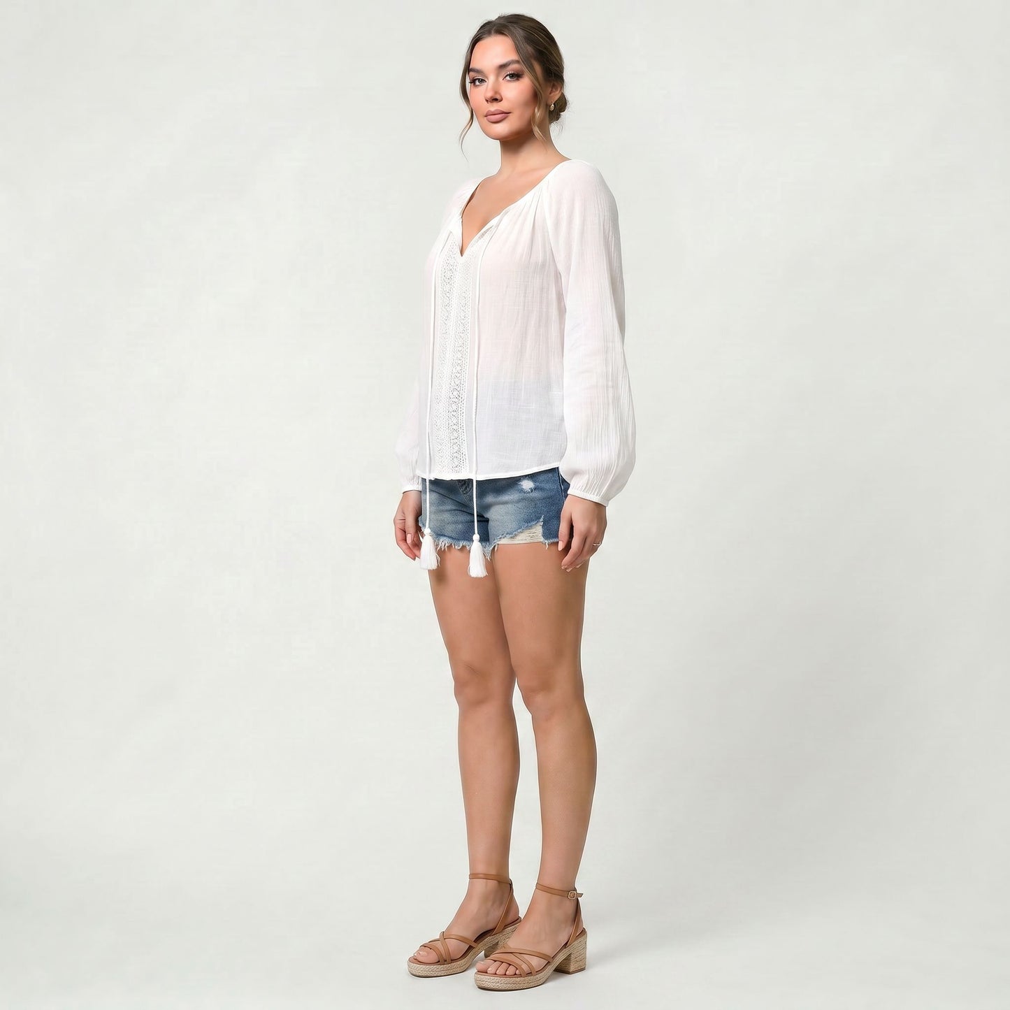 Chemisier Élégant Femme Léger et Ample pour l’Été et le Soleil
