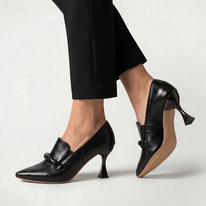 Escarpins élégants pour femme à bout pointu au style classique raffiné