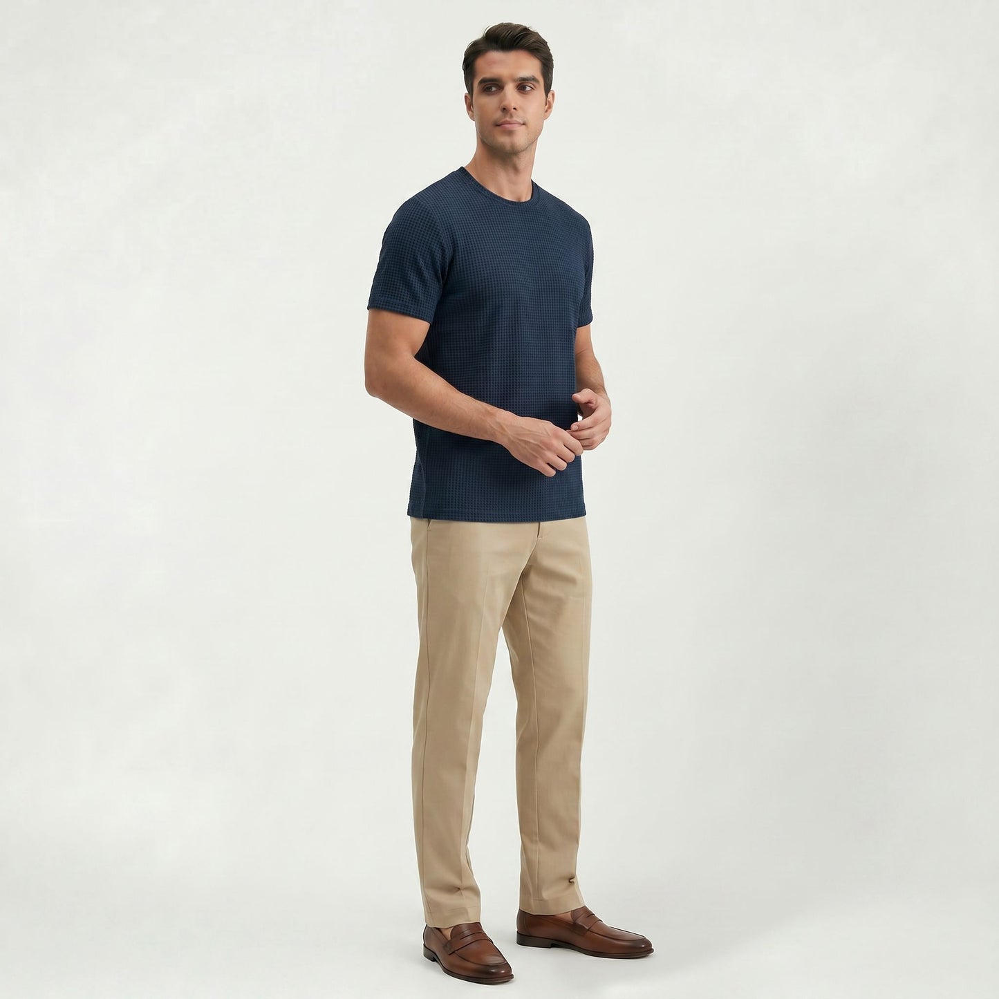 T-shirt classique léger pour homme au style raffiné