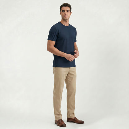 T-shirt classique léger pour homme au style raffiné