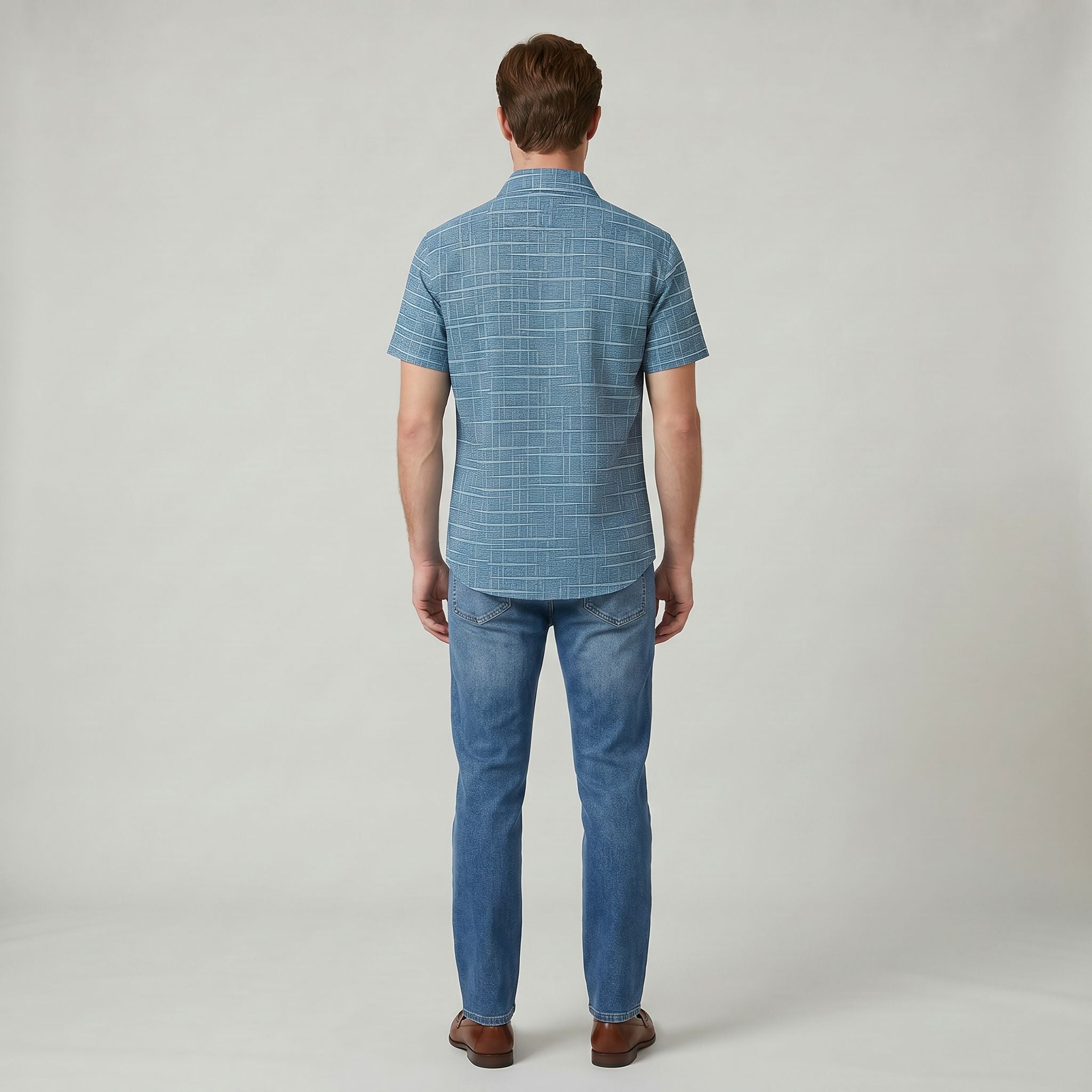 Chemise Décontractée Coupe Ample pour Homme Légère au Quotidien