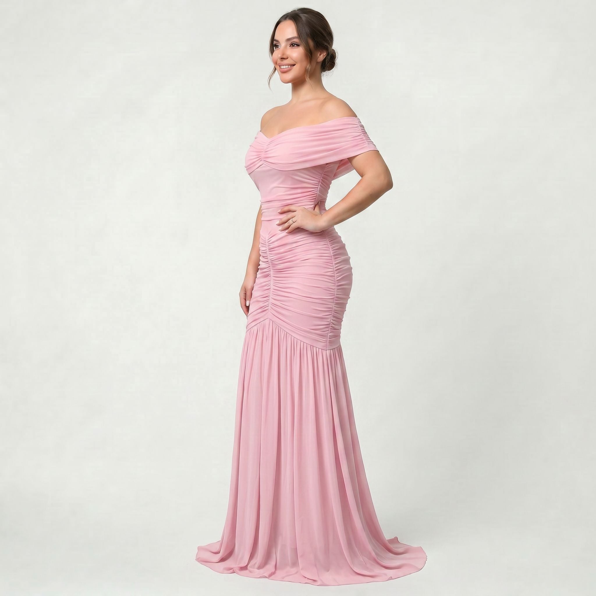 Robe Maxi Intemporelle pour Femme à Taille Élégamment Ajustée