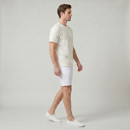 T-shirt Texturé Classique Homme Élégant pour un Style Décontracté Estival