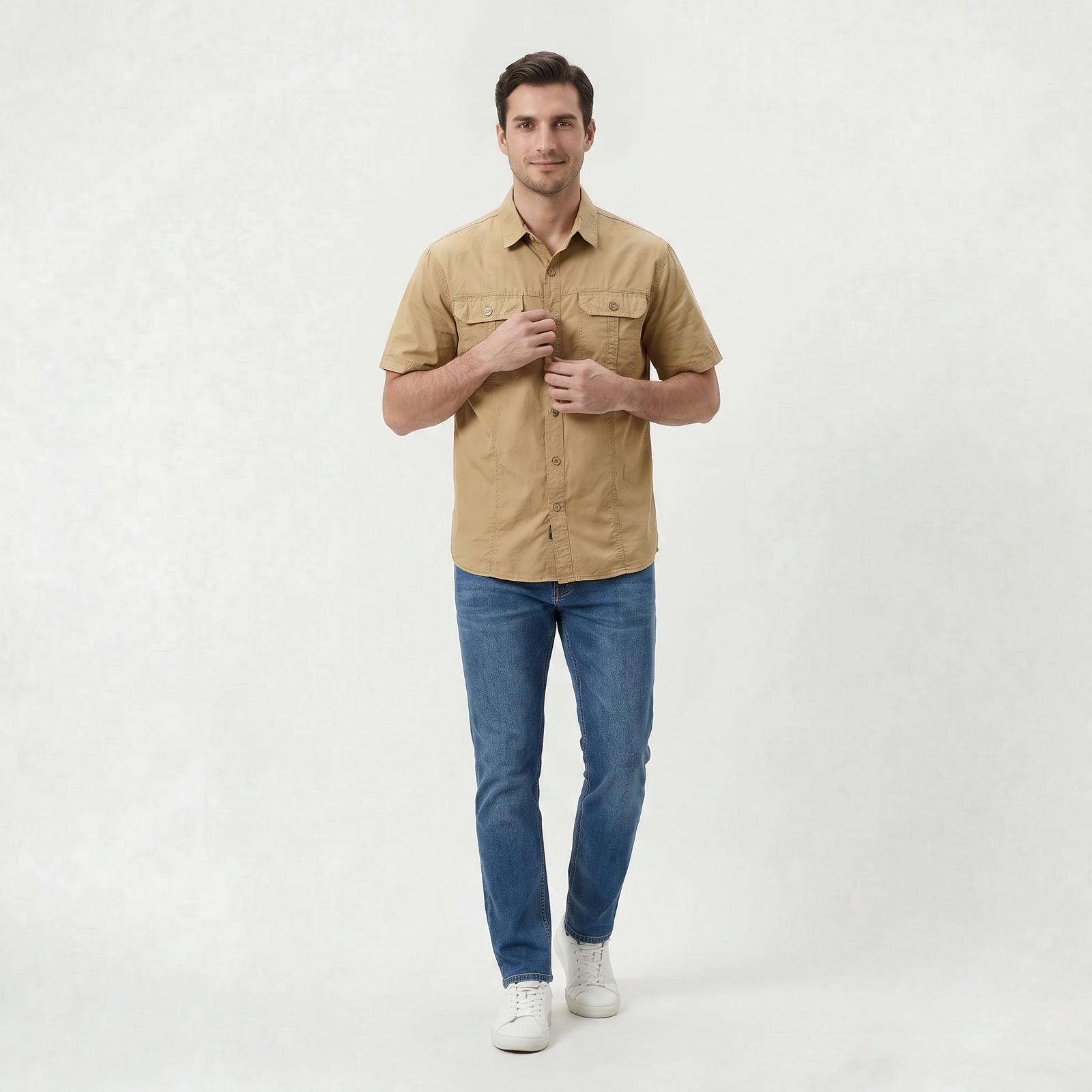 Chemise Workwear Légère Homme Coupe Ample pour un Usage Quotidien