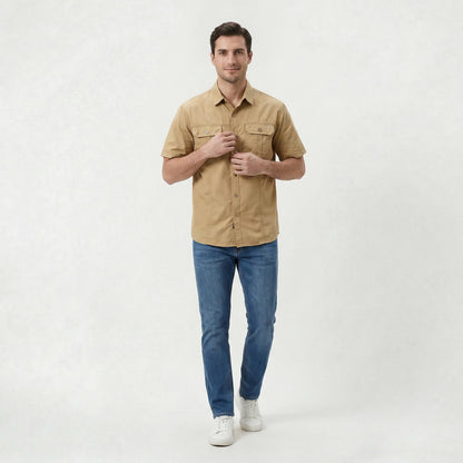 Chemise Workwear Légère Homme Coupe Ample pour un Usage Quotidien