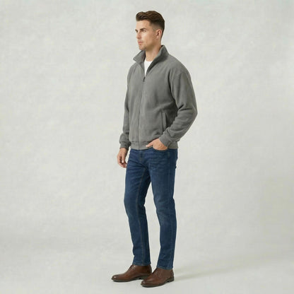 Pull Homme Classique à Manches Longues Coupe Décontractée Douce