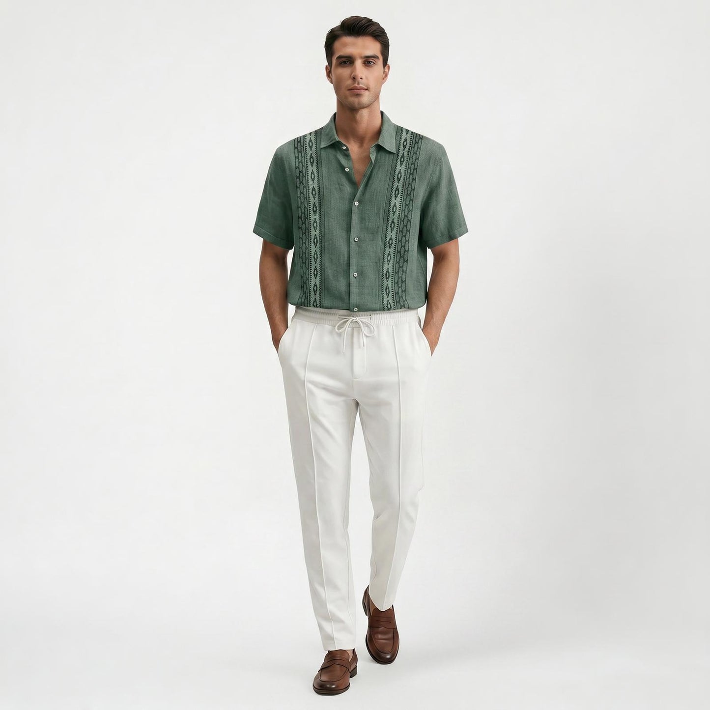 Pantalon décontracté homme coupe slim stretch confort au quotidien