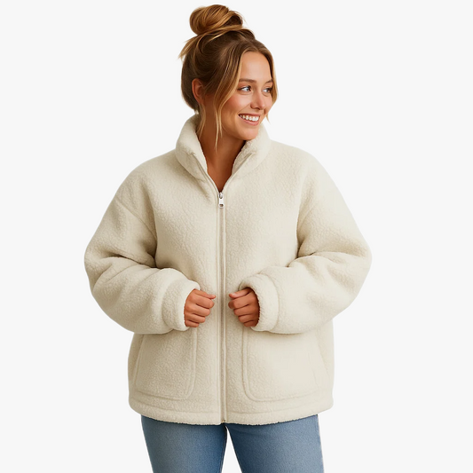 Veste Teddy Douillette Femme Chic et Confortable