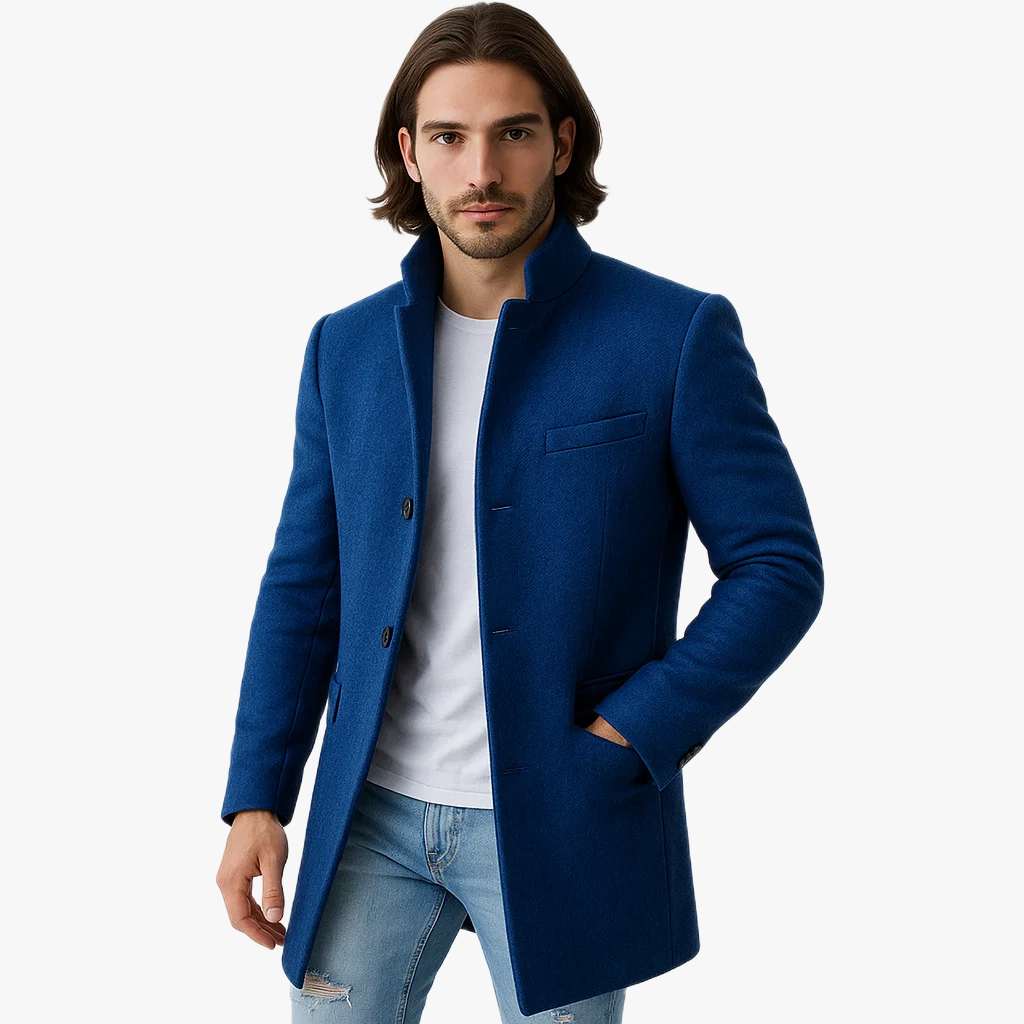 Manteau long élégant pour homme hiver