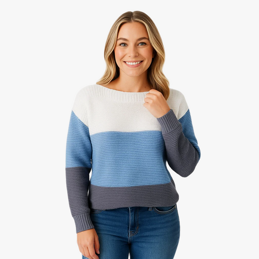 Pull en tricot féminin décontracté élégant
