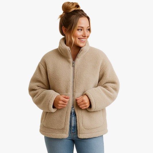 Veste Teddy Douillette Femme Chic et Confortable