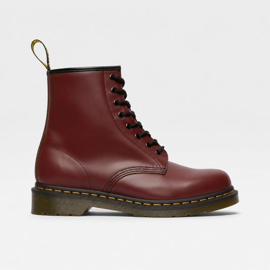 Women's synthetic leather Combat Boots - Lace-Up Ankle Boots