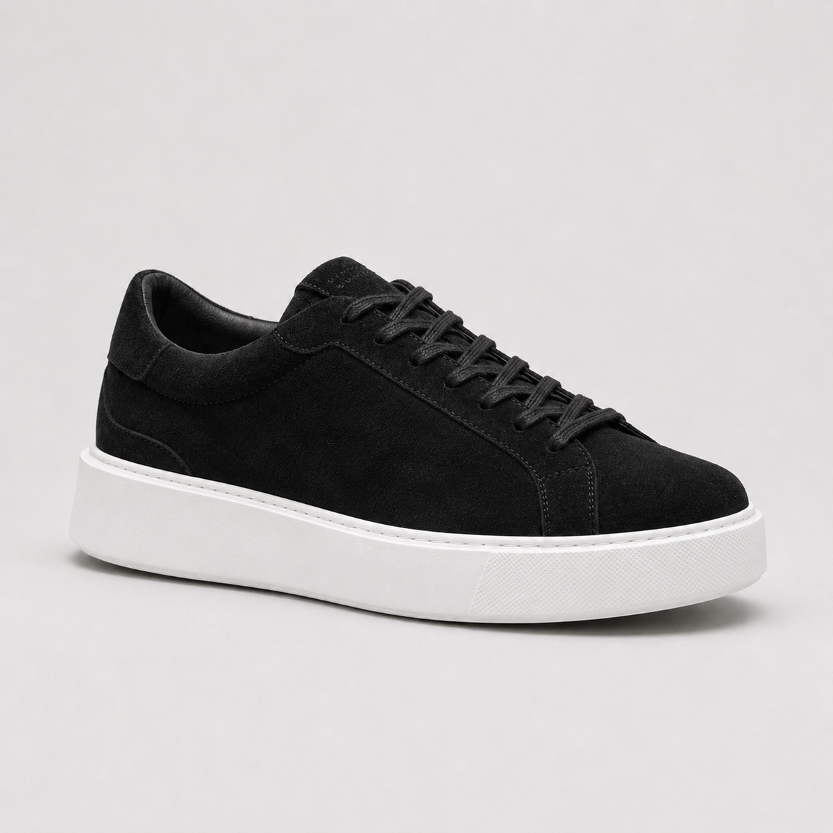 Montarello Men's Trainers Suede-Look Low Profile