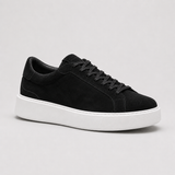 Montarello Men's Trainers Suede-Look Low Profile