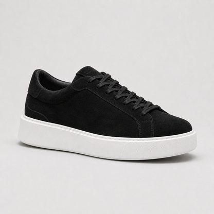 Montarello Men's Trainers Suede-Look Low Profile