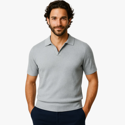 Polo d'été élégant pour homme à manches courtes