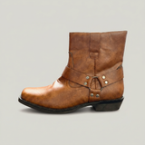 Men's Leather Boots – Slip-On Ankle Boots