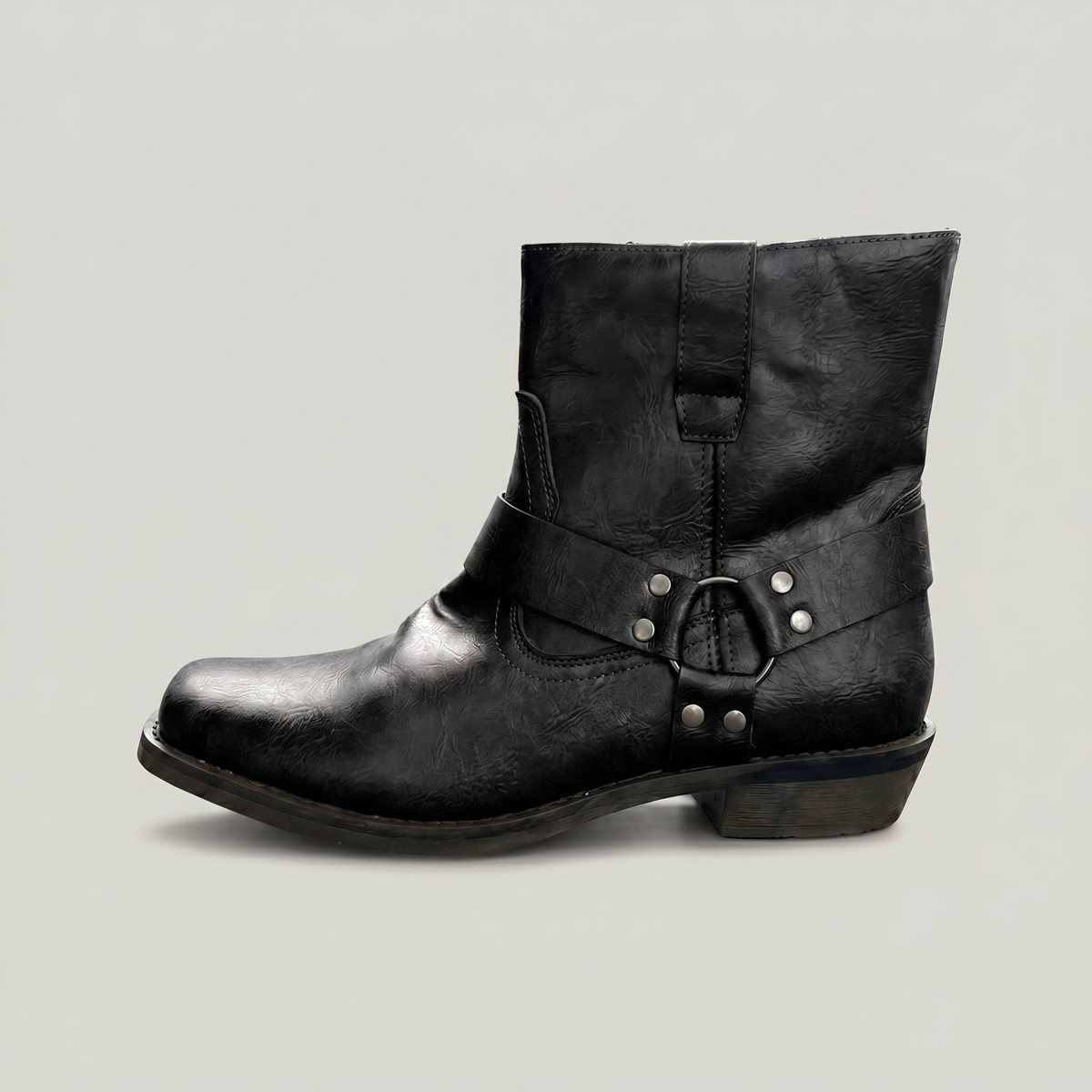 Men's Leather Boots – Slip-On Ankle Boots