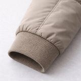Corduroy Collar Puffer Jacket