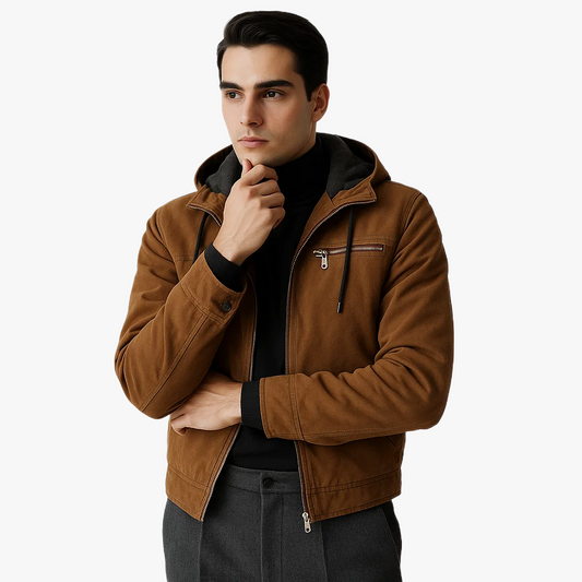 Veste d'hiver avec capuche confortable